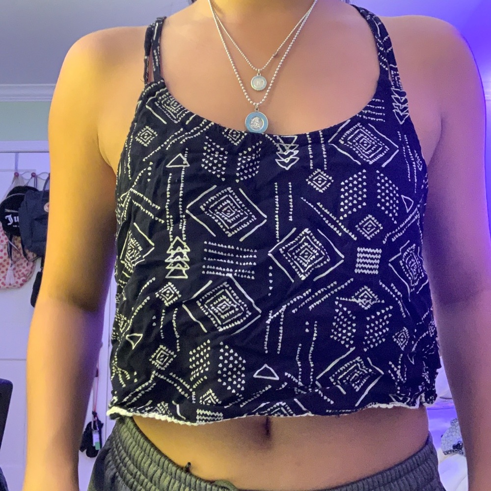 Patterned tank top